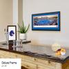Boise State Broncos Football - 44x18-inch Double Mat, Deluxe Framed Picture by Blakeway Panoramas view 2