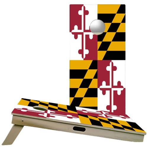 Beerpongtoss States Cornhole Board Wraps, Cornhole Decals and Wraps for Boards (Set of 2), Cornhole Skins for Boards