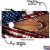 Beerpongtoss States Cornhole Board Wraps, Cornhole Decals and Wraps for Boards (Set of 2), Cornhole Skins for Boards view 2