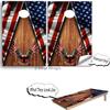 Beerpongtoss States Cornhole Board Wraps, Cornhole Decals and Wraps for Boards (Set of 2), Cornhole Skins for Boards view 3