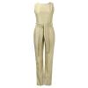 HGps8w Women's Sexy Halter Cowl Neck Sparkly Jumpsuits Clubwear Sleeveless Elegant Sequins Bodycon Wide Leg Pants Rompers view 3