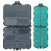 INOOMP 2pcs Double Layer Fishing Multiple Convenient Organizer for Hooks Baits and Lures for Outdoor view 2