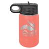 Elosh Customized Polar Camel 12 oz. Water Bottle Personalized With Your Text (Coral) view 2