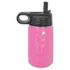 Elosh Customized Polar Camel 12 oz. Water Bottle Personalized With Your Text (Pink) view 4