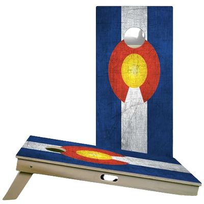 Beerpongtoss States Cornhole Board Wraps, Cornhole Decals and Wraps for Boards (Set of 2), Cornhole Skins for Boards