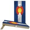 Beerpongtoss States Cornhole Board Wraps, Cornhole Decals and Wraps for Boards (Set of 2), Cornhole Skins for Boards view 1