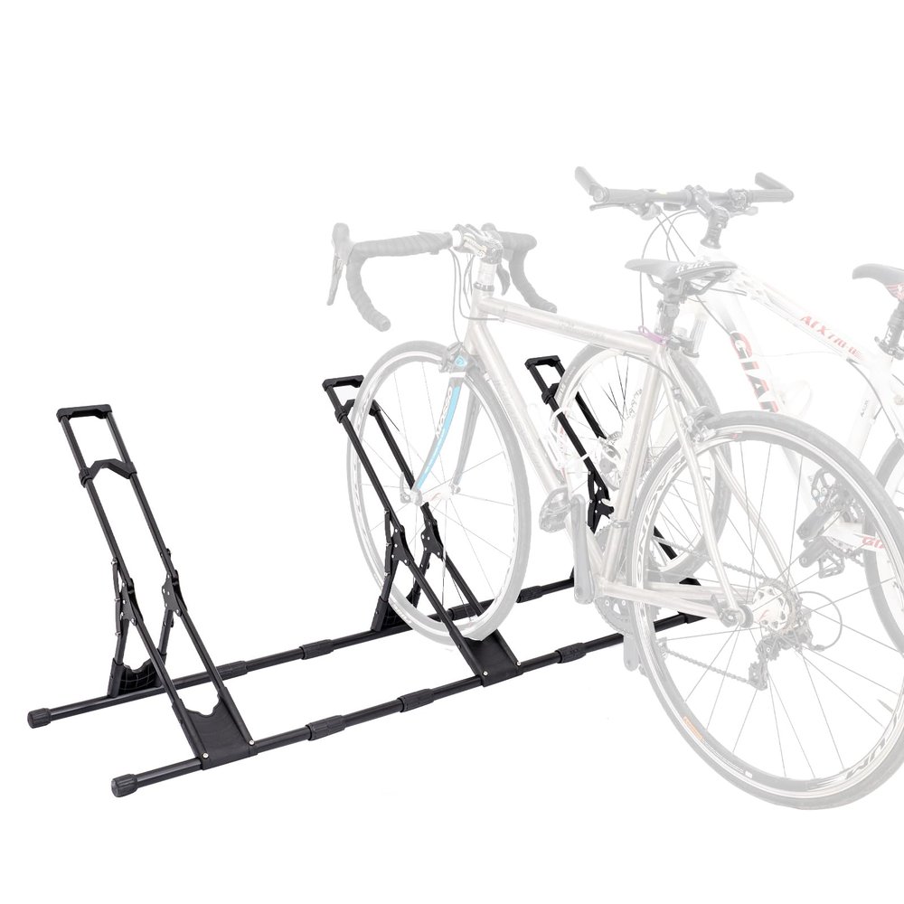 3PCS Adjustable Bicycle Storage Stand Bike Floor Parking Rack Bike Holder Fit All Mountain & Road Bikes Steady Wheel Holder Indoor Outdoor Cycling Storage Organizer Apartment Garage Cycle Tires Holder