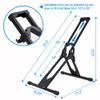 3PCS Adjustable Bicycle Storage Stand Bike Floor Parking Rack Bike Holder Fit All Mountain & Road Bikes Steady Wheel Holder Indoor Outdoor Cycling Storage Organizer Apartment Garage Cycle Tires Holder view 2