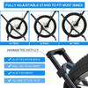 3PCS Adjustable Bicycle Storage Stand Bike Floor Parking Rack Bike Holder Fit All Mountain & Road Bikes Steady Wheel Holder Indoor Outdoor Cycling Storage Organizer Apartment Garage Cycle Tires Holder view 3