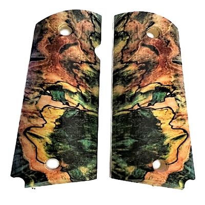 1911 Grips fits COLT Springfield Rock Island Clones Spalted Maple Bookend
