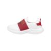 FOCO San Francisco 49ers NFL Womens Script Wordmark White Slip On Sneakers - 6 view 1
