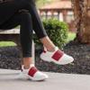 FOCO San Francisco 49ers NFL Womens Script Wordmark White Slip On Sneakers - 6 view 3