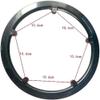 NineFit Basics 1Pcs Wheel Protector Cover Bike Chain Guard Portable Resin Chain Ring for BMX Riding Bicycle Chainring Sprockets Wheel Ring Cover Accessory Parts (9.5cm) view 2