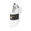 FOCO Pittsburgh Steelers NFL Womens Script Wordmark White Slip On Sneakers - 6 view 4