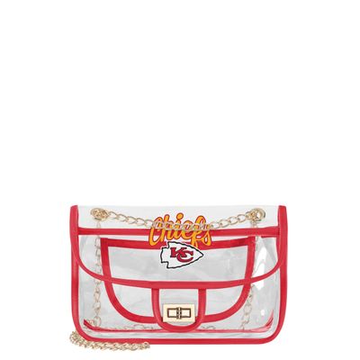 FOCO Las Vegas Raiders NFL Clear Crossbody Chain Bag