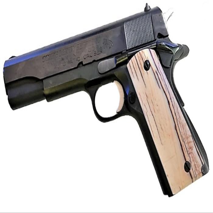 1911 Colt & Clones Custom Grips Slim Line Full Size Faux Ivory