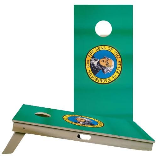 Beerpongtoss States Cornhole Board Wraps, Cornhole Decals and Wraps for Boards (Set of 2), Cornhole Skins for Boards