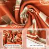 EXTREE Scarfs for Women Pashmina Silky Shawl Wrap for Evening Dressing Blanket Open Front Poncho Cape view 4