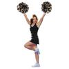 Anderson's Metallic Gold and Black Cheer Pom with Baton Handle (Each), Cheerleading, Danceline, Shaker view 3