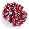 Anderson's Metallic Red and Silver Cheer Pom with Baton Handle (Each), Cheerleading, Danceline, Shaker view 1