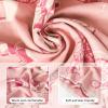 EXTREE Scarfs for Women Pashmina Silky Shawl Wrap for Evening Dressing Blanket Open Front Poncho Cape view 4