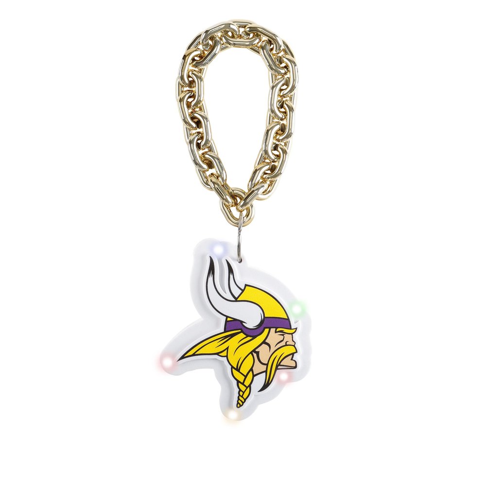 FOCO Minnesota Vikings NFL Big Logo Light Up Chain Ornament