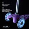 Micro Kickboard | Mini Deluxe Glitter LED Scooter | Adjustable Handlebar | Lean-to-Steer | Lightweight | Three-Wheeled | Kids Ages 2-5 yrs (Glitter Purple) view 4