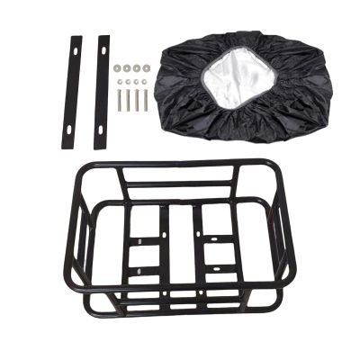 Bike Rear Basket,Bike Rear Rack, Luggage Rack, Takeaways Carrier Panniers Bicycle Rear Cargo Rack, Rear Bicycle Basket for Biking Accessories, Style E