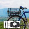 Bike Rear Basket,Bike Rear Rack, Luggage Rack, Takeaways Carrier Panniers Bicycle Rear Cargo Rack, Rear Bicycle Basket for Biking Accessories, Style E view 2