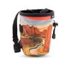 GNARLY DOOD Smith Rock Climbing Chalk Bag | for Outdoor, Gym, & Bouldering | Adjustable Waist Belt, Durable Drawstring Closure, & Zippered Pocket view 1