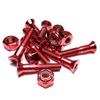 Warehouse Skateboards Tensor Trucks Mag Light Black Skateboard Trucks - 5.25" Hanger 8.0" Axle with 1" Anodized Red Hardware - Bundle of 2 Items view 3