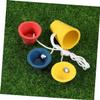 Sosoport 48pcs Golfing Balls Holders Golf Tee Holders Base Golf Supplies for Beginners Golfing Equipment view 3