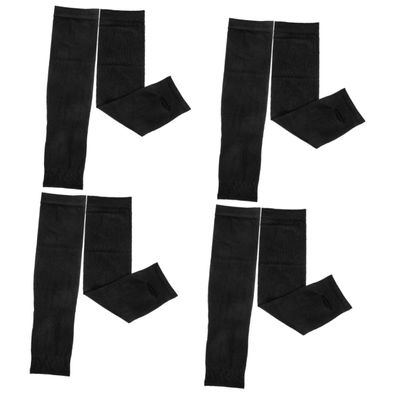 BESPORTBLE 4pairs Comfortable Skin-friendly Arm Sleeves for Sun Protection Anti-slipping Sleeves for Men Women and Boys and Girls Breathable Compression Design for Outdoor Sports and