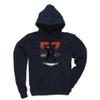 500 LEVEL Connor McDavid Youth Sweatshirt (Youth Hoodie, X-Large, Navy) - Connor McDavid Edmonton Outline WHT view 1
