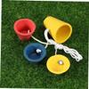 BESPORTBLE 32pcs Rubber Golf Tees Durable Decorative Golf Holder Bases Colors for Driving Range Practice Sessions view 2
