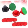 BESPORTBLE 2sets Table Hockey Game Air Hockey 76mm Replacement Handles Paddles Air Supplies Kit 16pcs*2 view 3