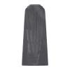 Uillui Renaissance Faire Costumes Womens Medieval Vintage Long Trench Cape Coat Court Velvet Poncho Cloak Halloween Costumes Gray view 4