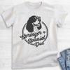 EVERTREE CLOTHING Springer Spaniel Dad, Unisex Men's Shirt, English Springer Spaniel, Spaniel Owner, Funny Dog Dad Gift, Heather Ash, X-Large view 2