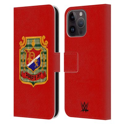 Head Case Designs Officially Licensed WWE Piper's Pit Rowdy Roddy Piper Leather Wallet Case Compatible with Apple iPhone 15 Pro Max