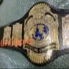 USWA Unified World Heavyweight Wrestling Championship Belt 4mm Zinc Dual Gold Plated view 2