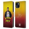 Head Case Designs Officially Licensed WWE Leather Jacket Rowdy Roddy Piper Leather Wallet Case Compatible with Apple iPhone 15 view 1