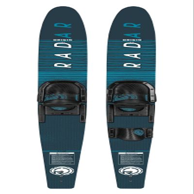 Radar Water Ski 59" - Origin Combos w/Adj Horseshoe Bindings - Black/Battleship Blue