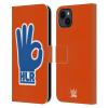 Head Case Designs Officially Licensed WWE HLR John Cena Leather Wallet Case Compatible with Apple iPhone 15 Plus view 1