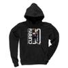 500 LEVEL Steph Curry Youth Sweatshirt (Youth Hoodie, Large, Black) - Steph Curry Golden State Vertical WHT view 1