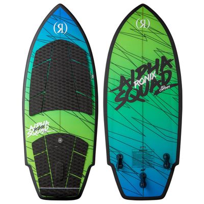 Ronix Wakesurf - Kid's Standard Core - Alpha Squad - Skimmer - Blue / Green Fade - 4'2