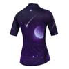 Uriah Women's Cycling Jersey Short Sleeve Stars Purple Size 4XL(CN) view 2