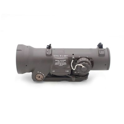 1.5-6X ScopeOptical Reticle Sightwith Quick-ReleaseTop Emergency SightLens Multi CoatedDE