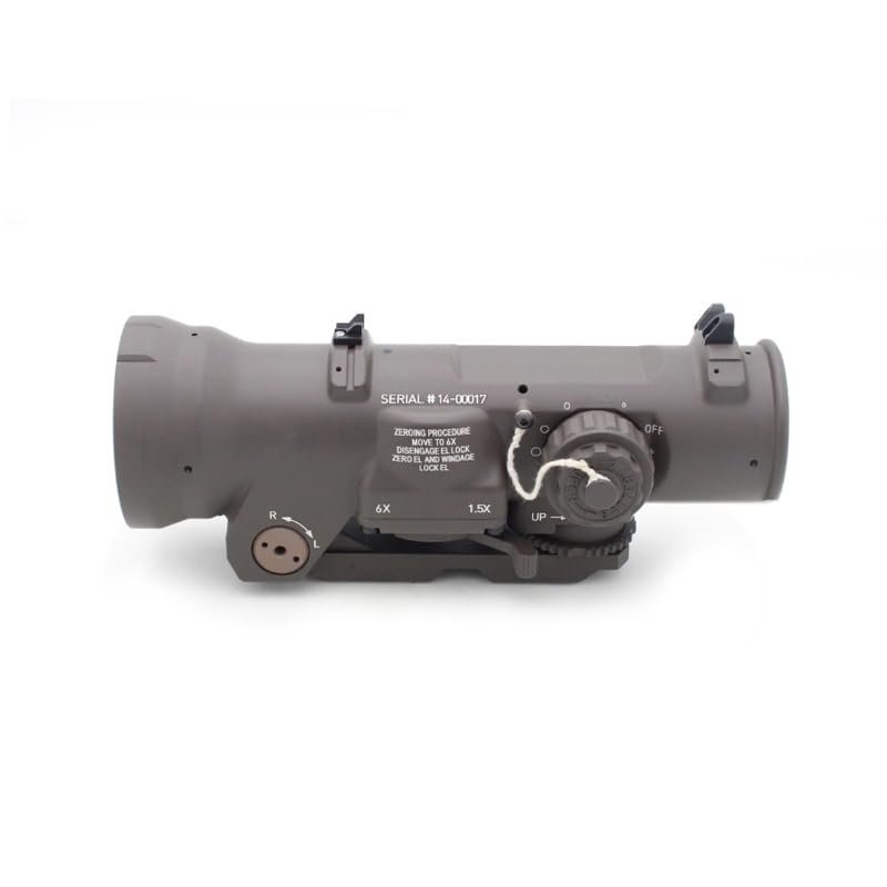 1.5-6X ScopeOptical Reticle Sightwith Quick-ReleaseTop Emergency SightLens Multi CoatedDE