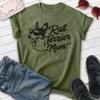EVERTREE CLOTHING Rat Terrier Mom, Unisex Women's Shirt, Rat Terrier Owner, Funny Dog Mom Gift, Heather Military Green, Large view 2