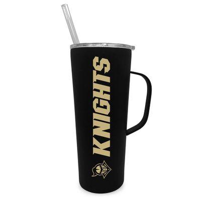 The Fanatic Group University of Central Florida 20oz Stainless Steel Roadie with Straw - Black